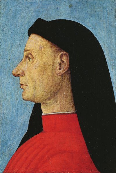 Portret van een Man door Gentile Bellini